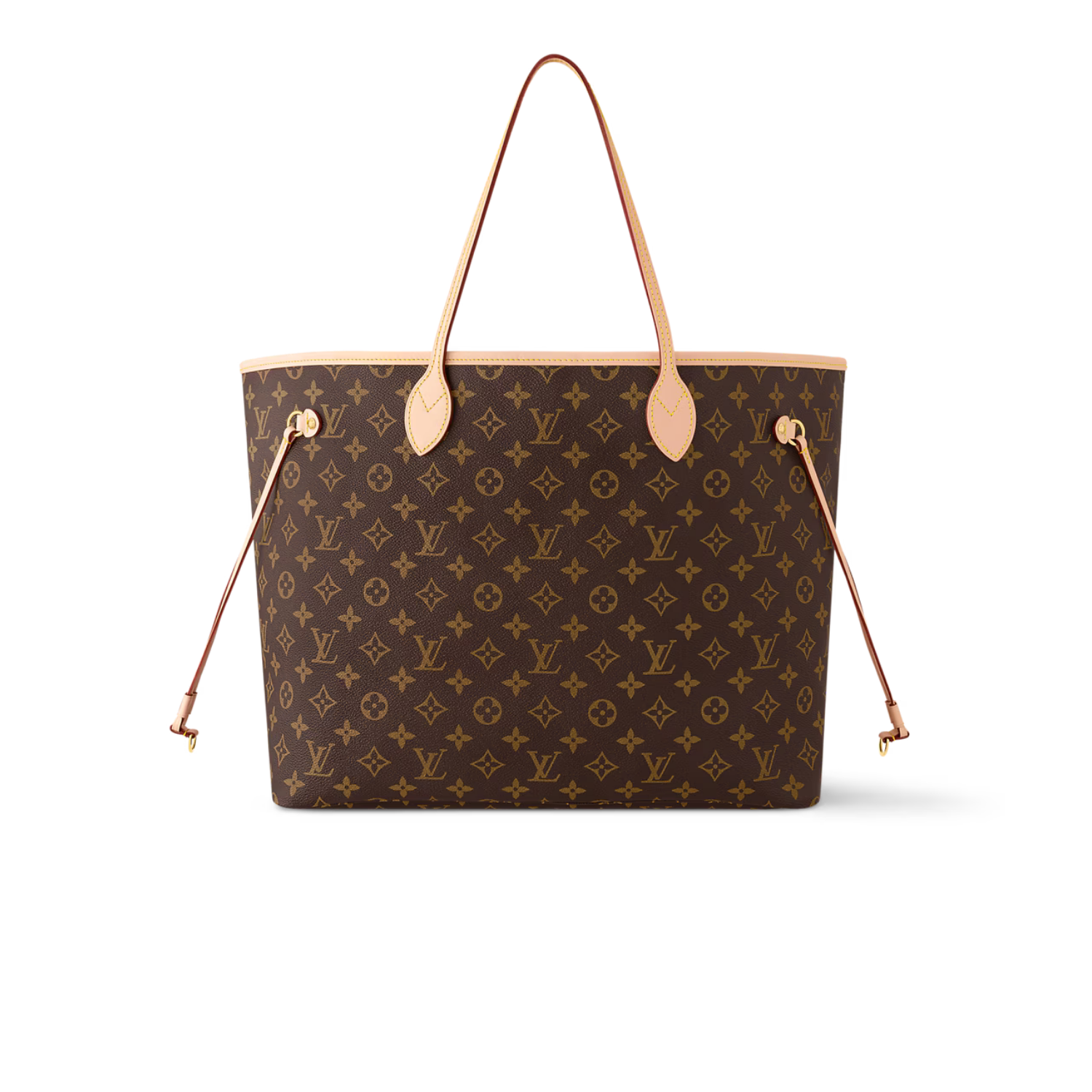 Louis Vuitton Neverfull GM Tote Bag 15.4in/ 39cm Brown Monogram Gold Hardware For Women M46978