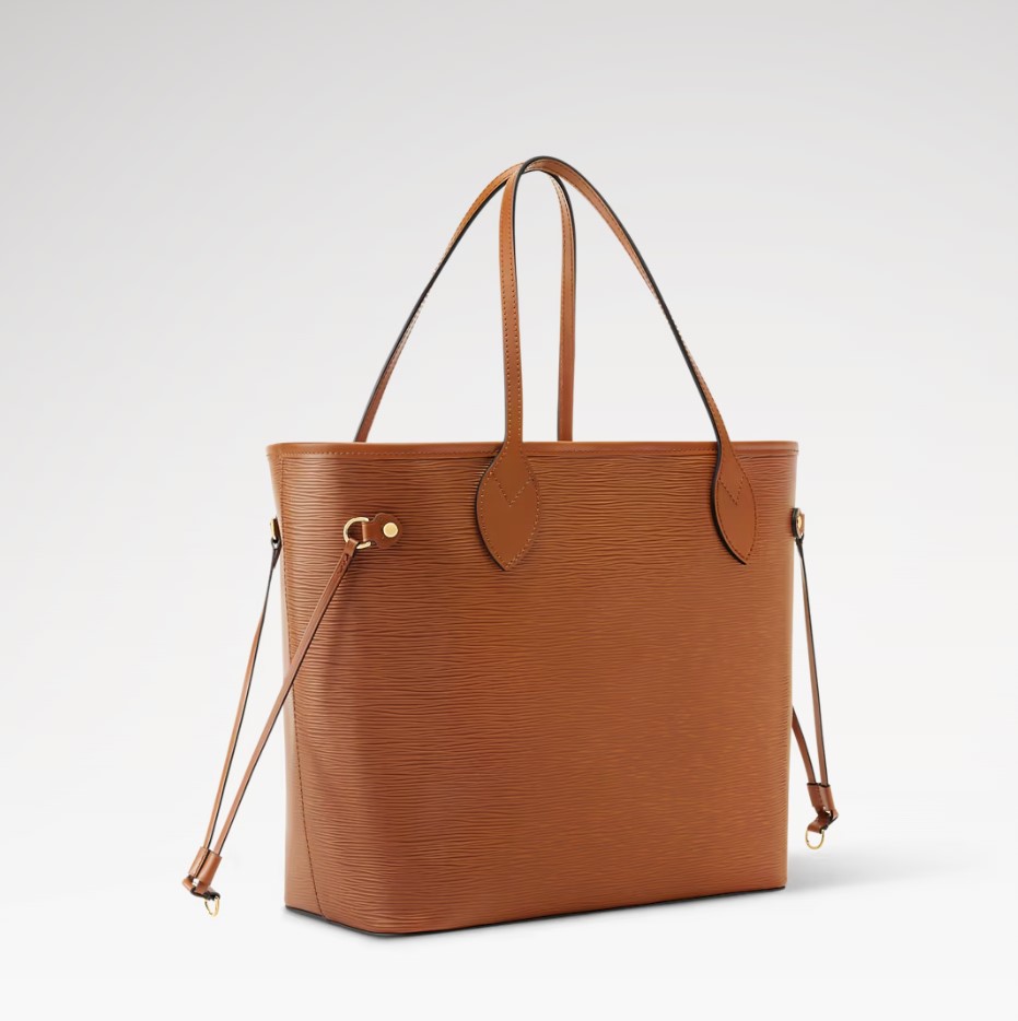 Louis Vuitton Neverfull MM Tote Bag 12.2in/ 31cm Tan Gold Hardware For Women M25540