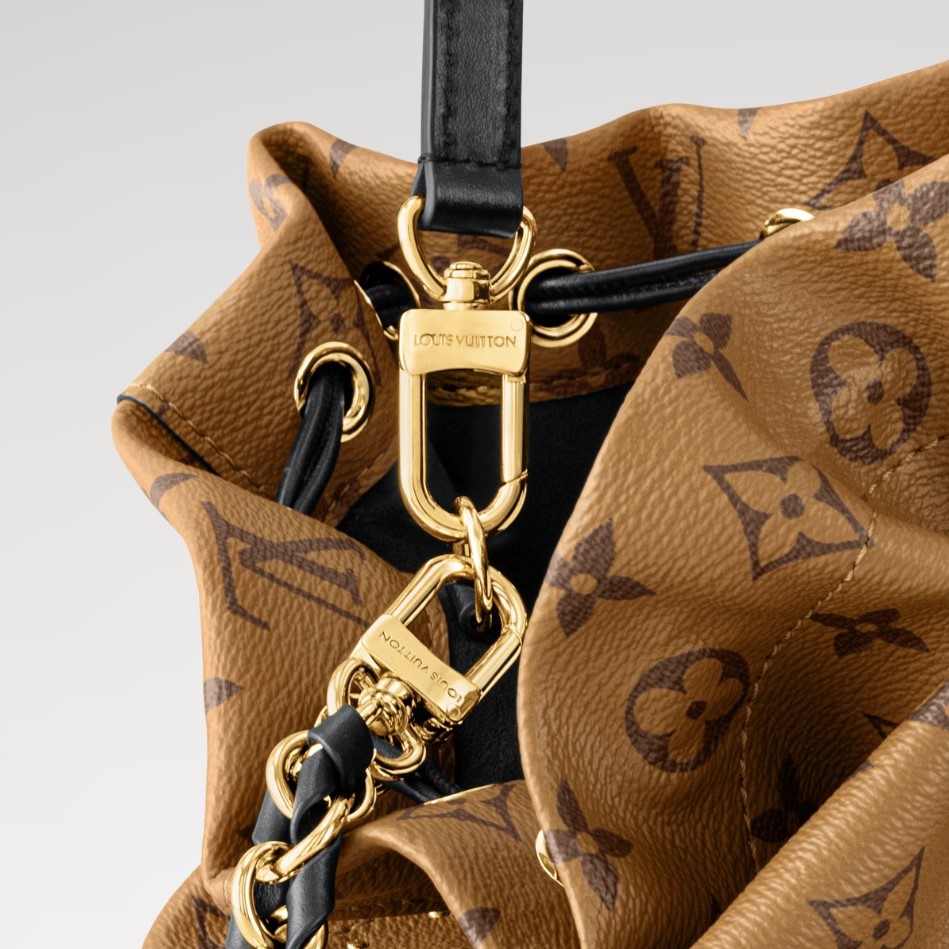 Louis Vuitton Noé Trunk PM Handbag Monogram Reverse Brown For Women 9.1in/23cm M13324