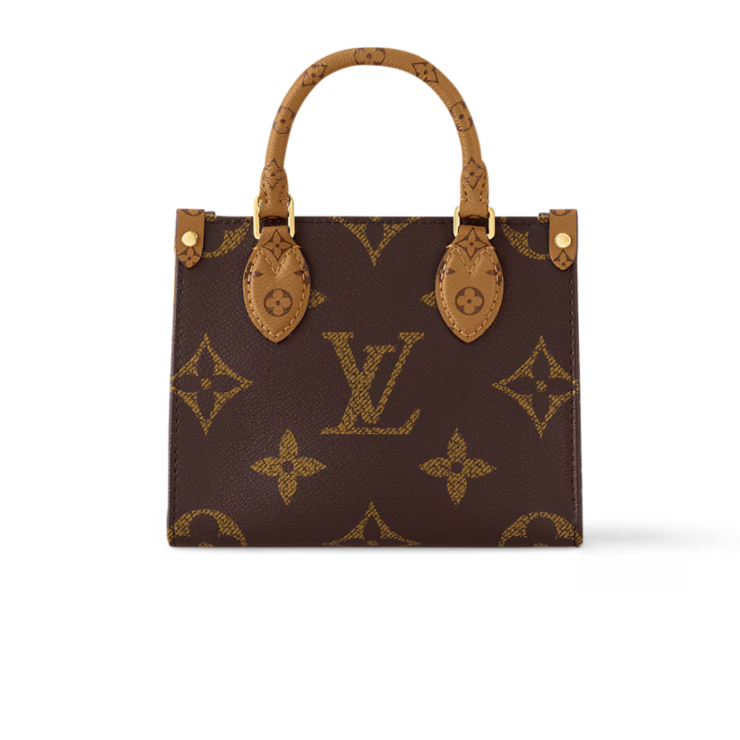 Louis Vuitton OnTheGo BB Tote Bag 7.1in/ 18cm Monogram Reverse Gold Hardware For Women M46839