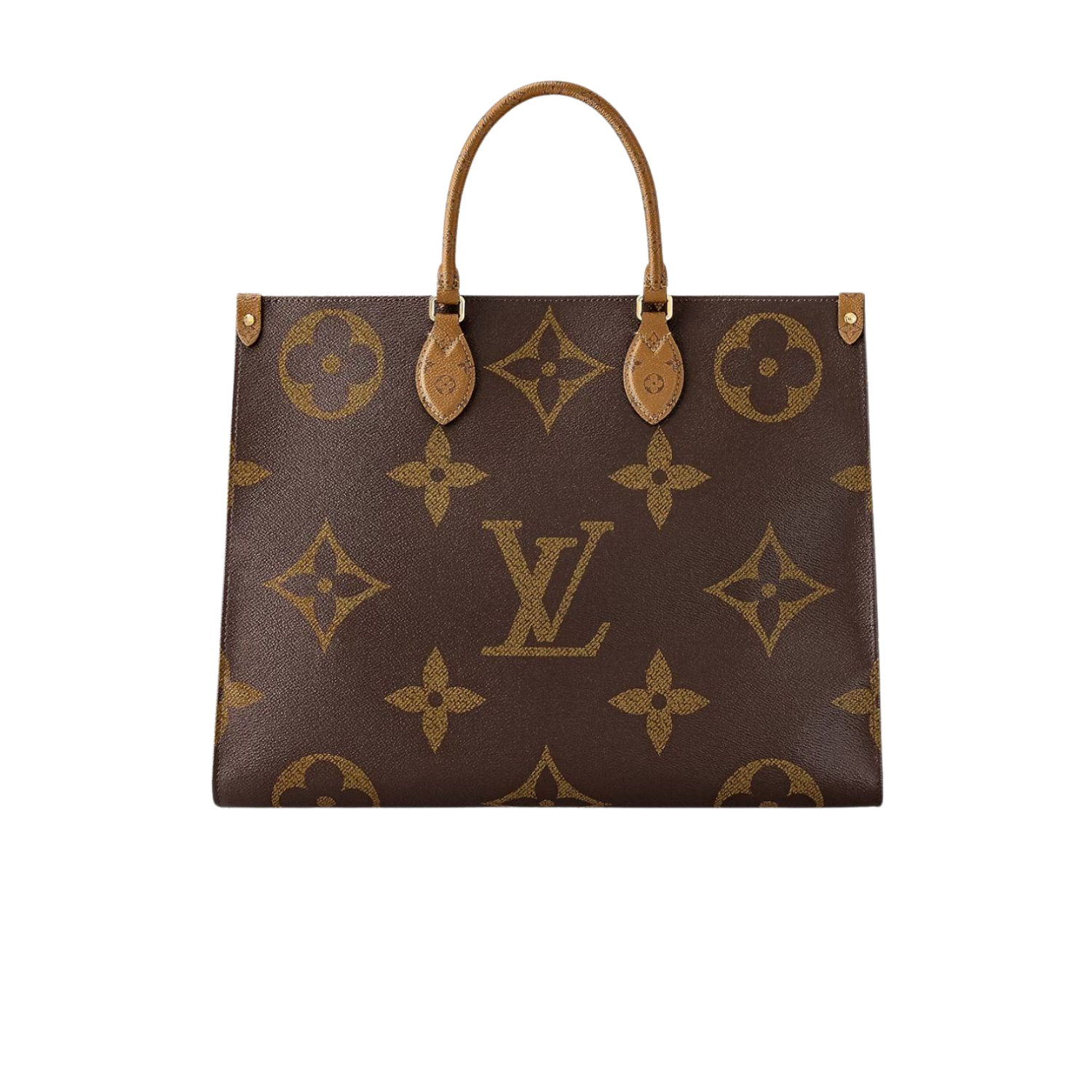 Louis Vuitton OnTheGo GM Tote Bag 16.1in/ 41cm Brown Gold Hardware For Women M45320