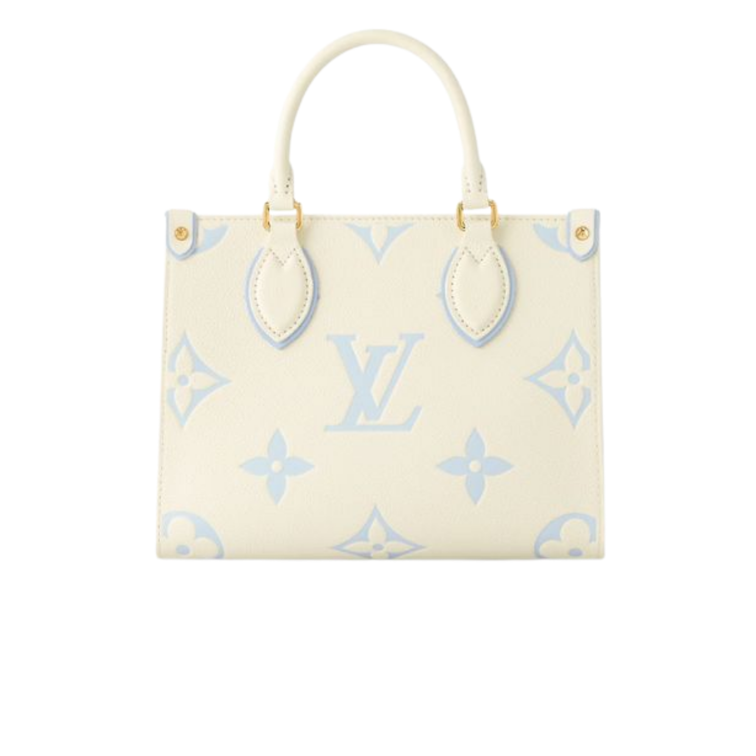 Louis Vuitton OnTheGo PM Tote Bag 9.8in/ 25cm White Gold Hardware For Women M46833