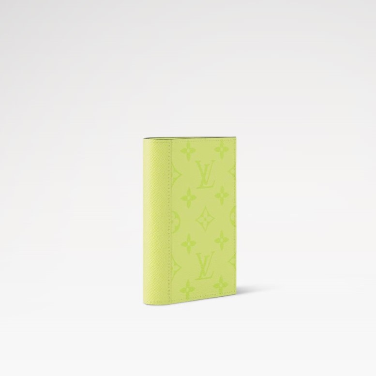 Louis Vuitton Passport Cover Lemon Yellow For Men 5.5in/14cm M14115