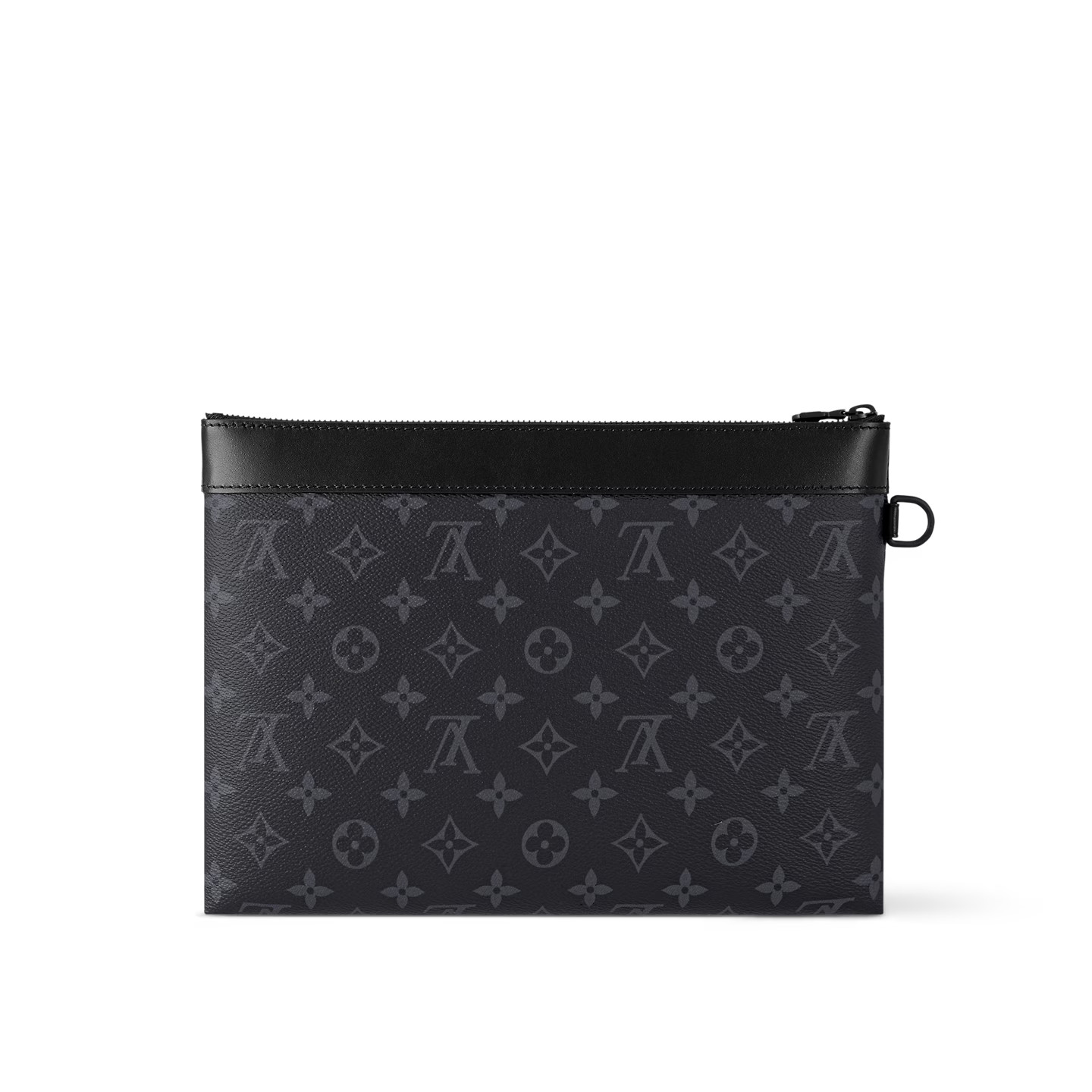 Louis Vuitton Pochette To Go Pouch 11.8in /30cm Black Monogram Eclipse Canvas Black Hardware For Men M81569
