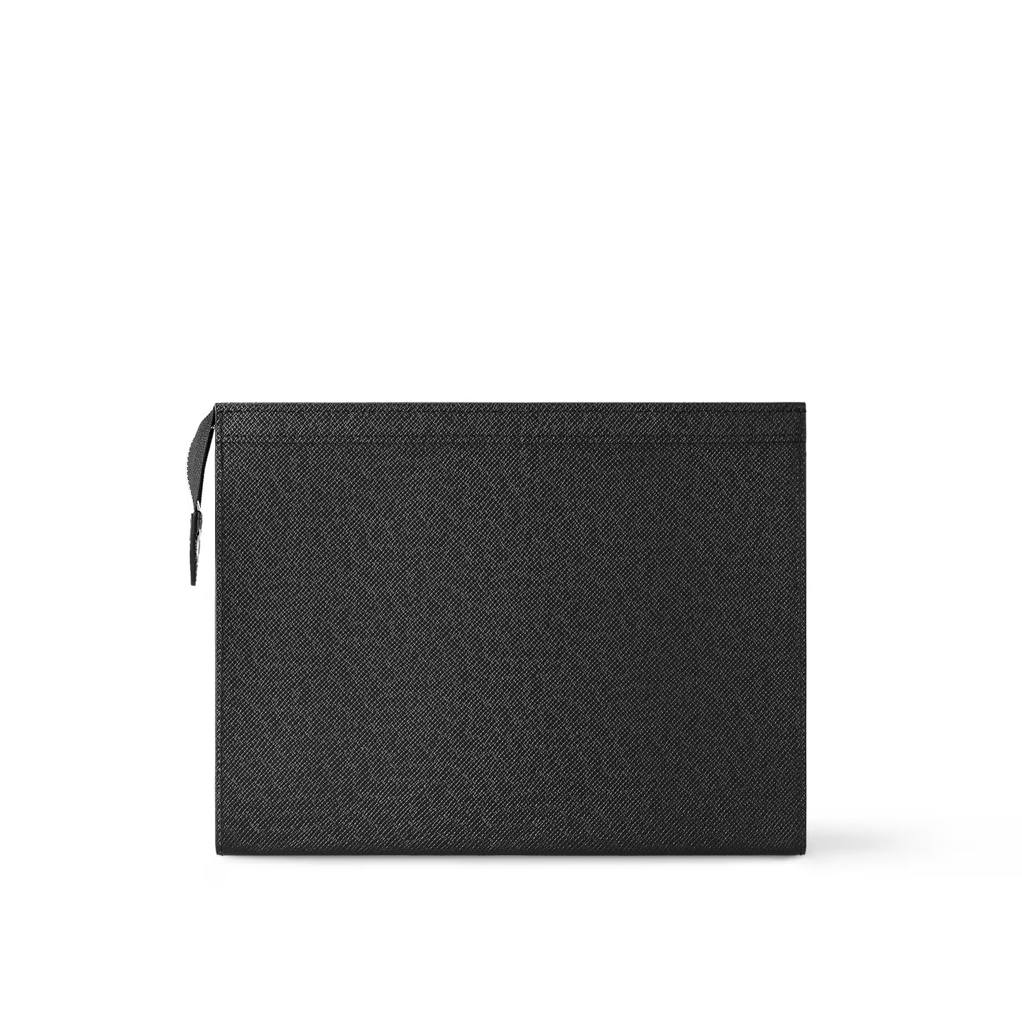 Louis Vuitton Pochette Voyage Pouch 10.6in/ 27cm Black Silver Hardware For Men M30450