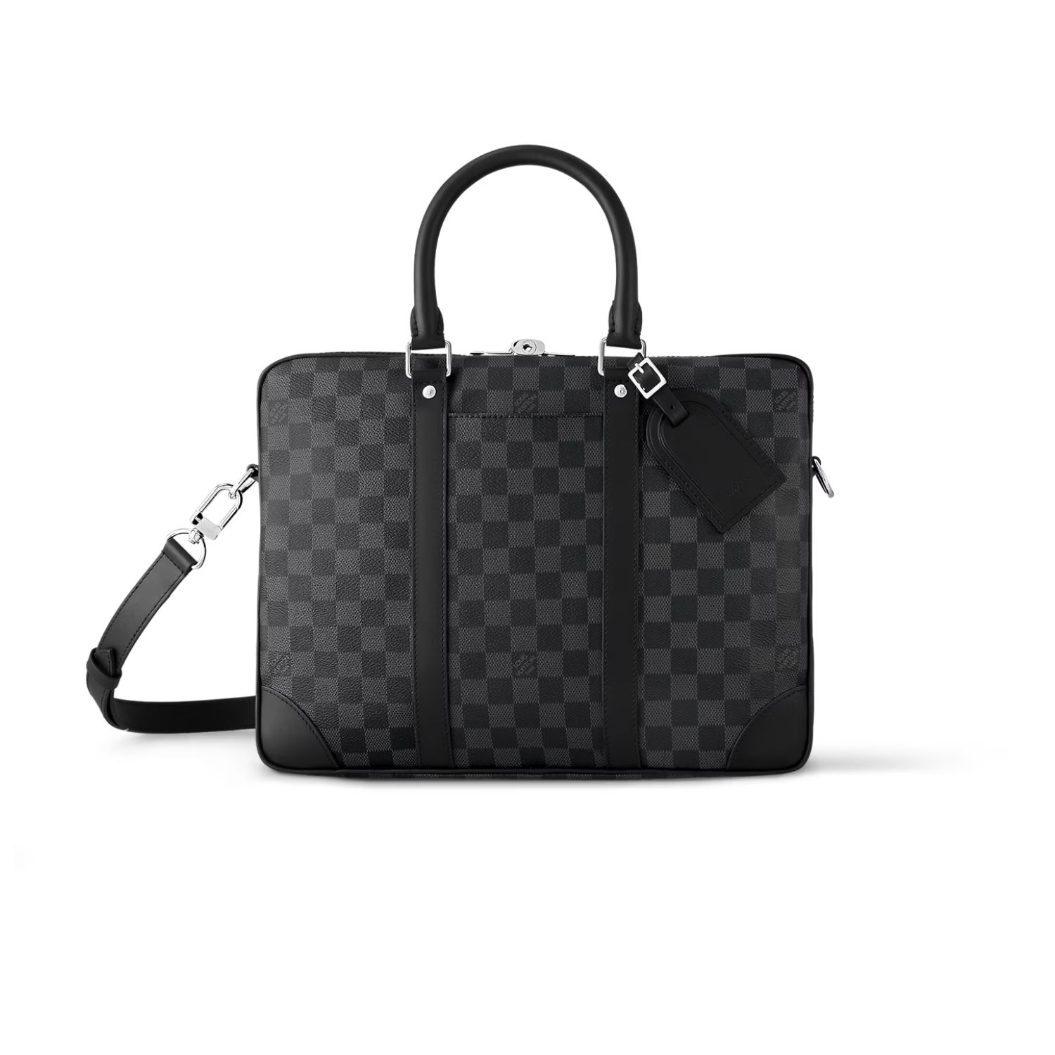 Louis Vuitton Porte-Documents Voyage PM Bag Black For Men 14.4in/36.5cm N40445