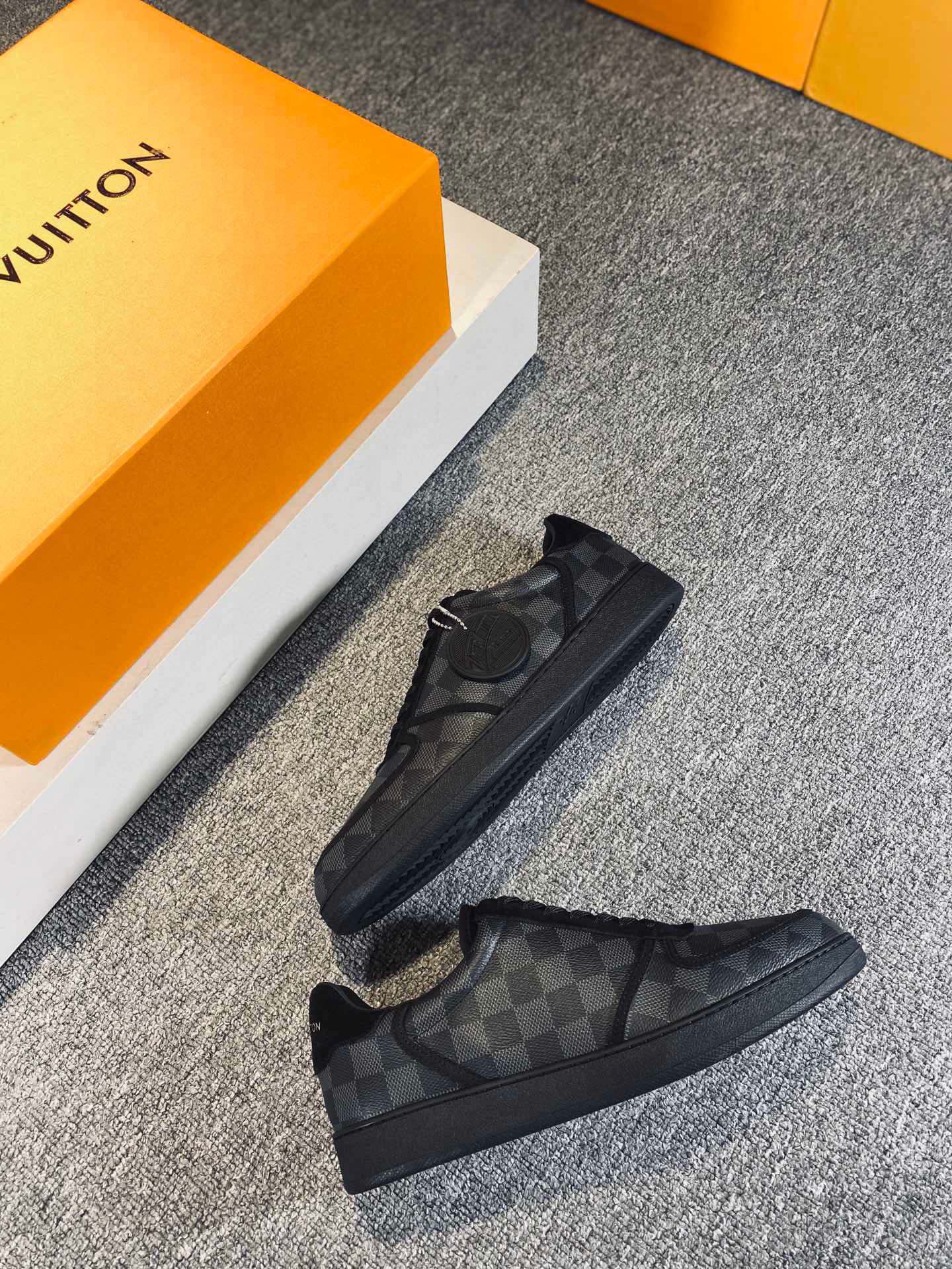 Louis Vuitton Rivoli Sneaker Black For Men LV