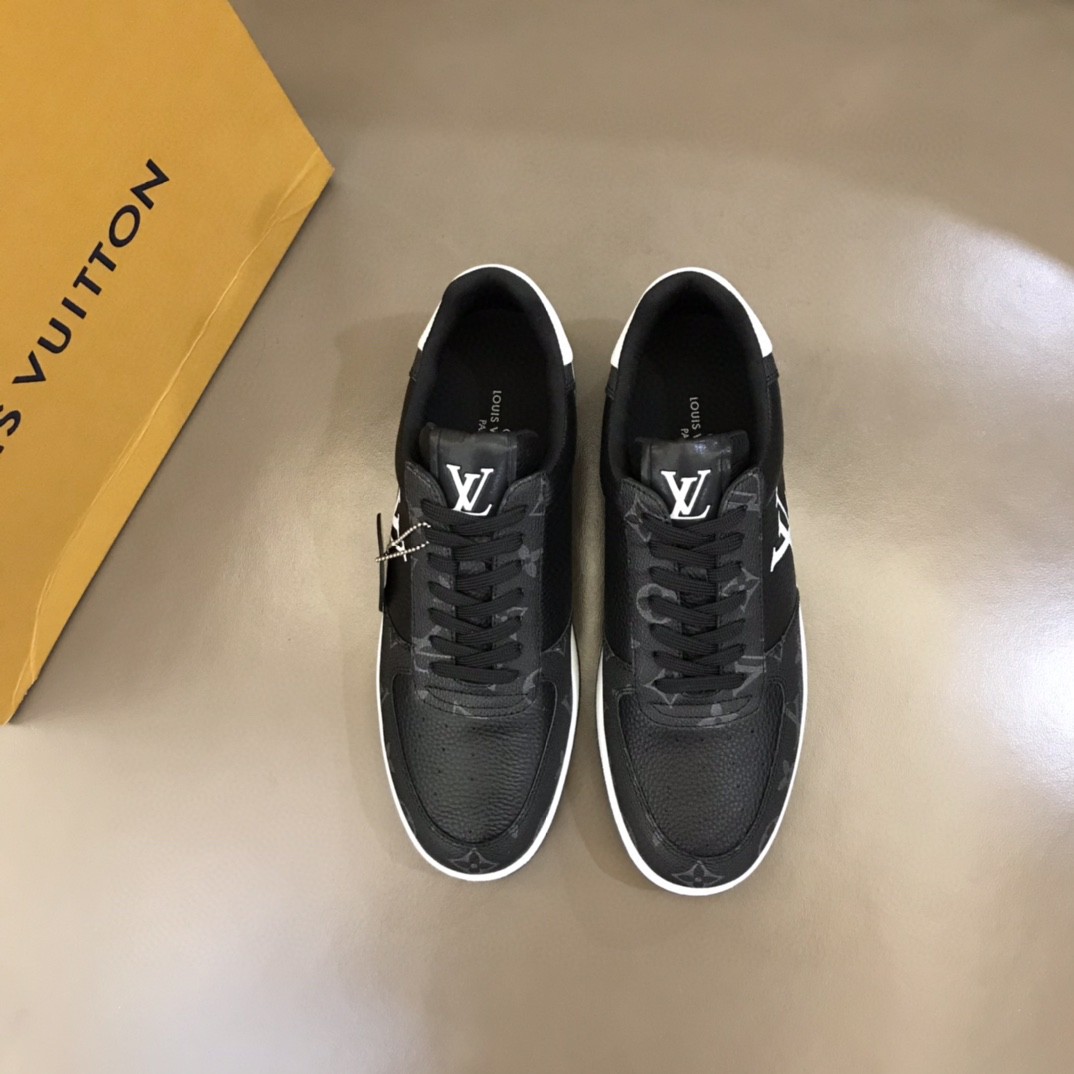 Louis Vuitton Rivoli Sneaker Monogram Canvas Black For Men
