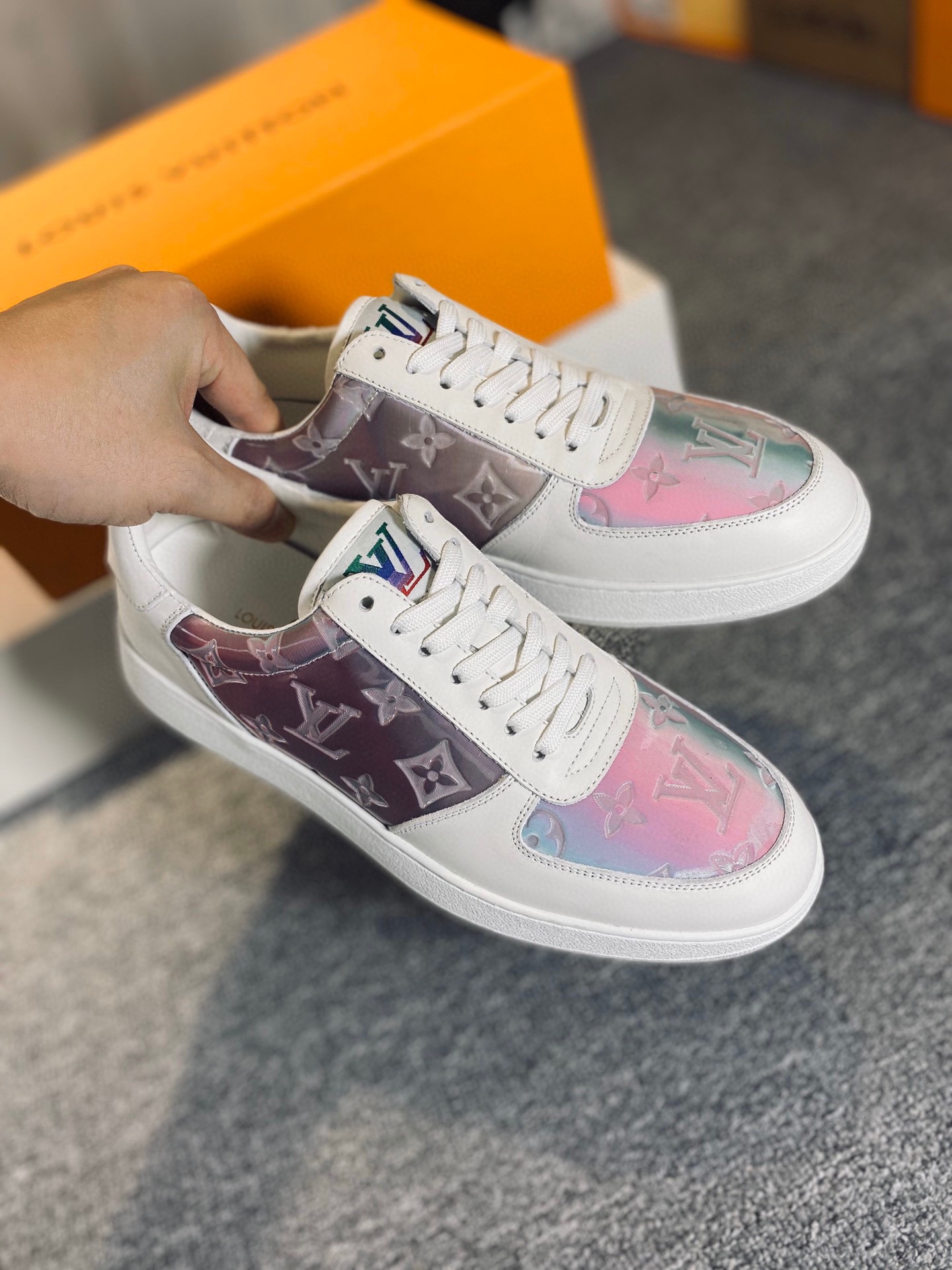 Louis Vuitton Rivoli Sneaker White For Men LV