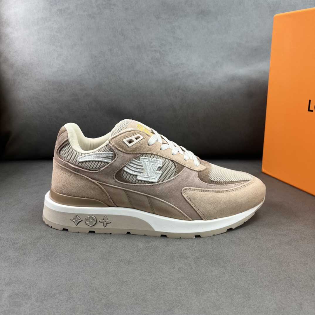 Louis Vuitton Run Away Sneaker Beige For Men LV 1AA6N9