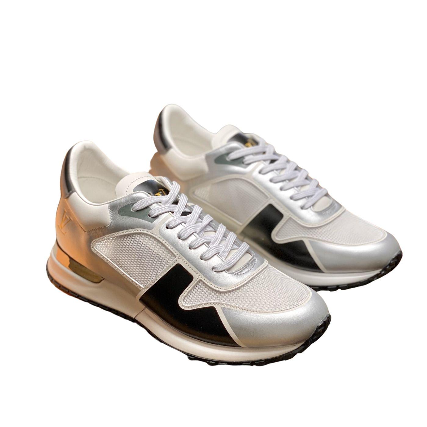 Louis Vuitton Run Away Sneaker Silver For Men