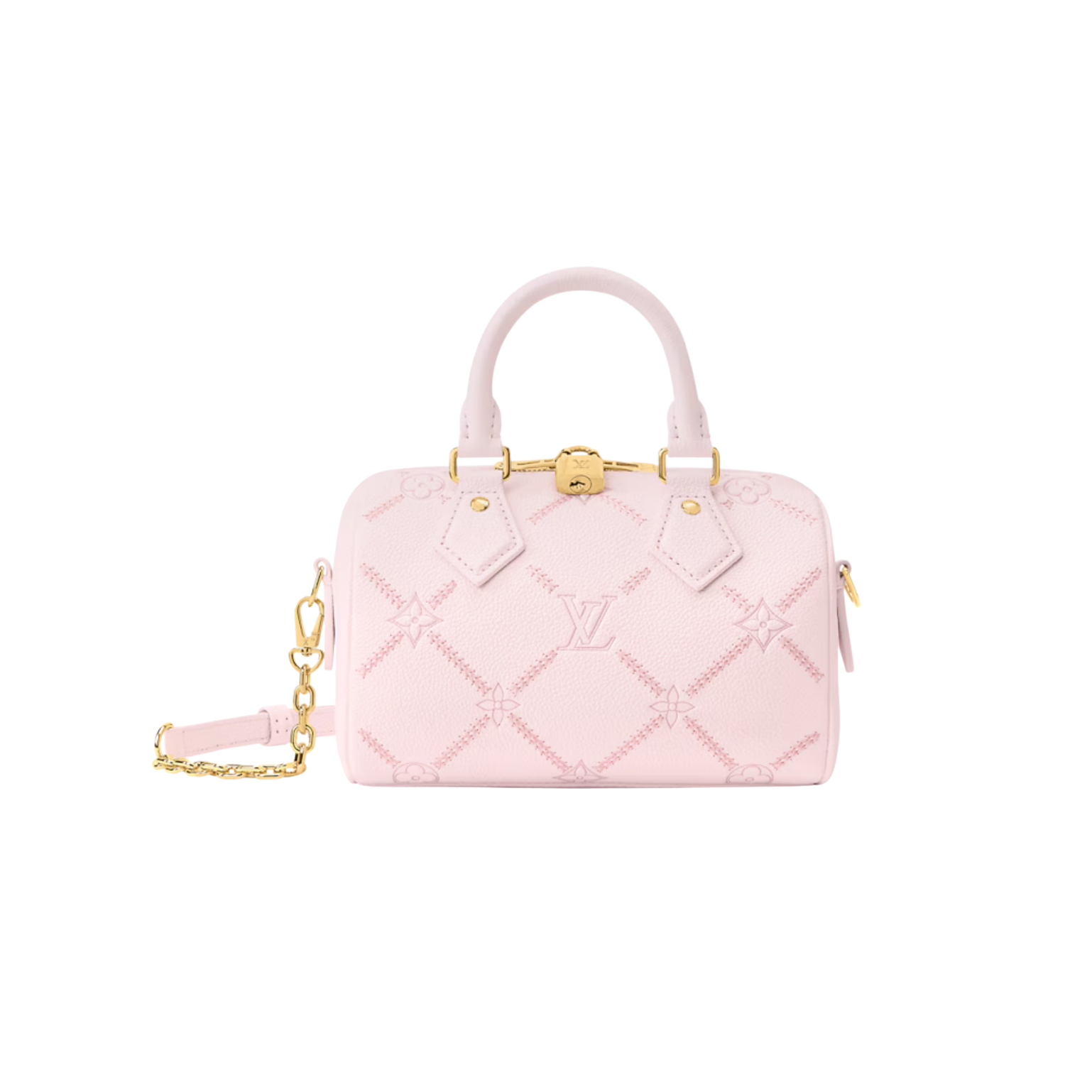 Louis Vuitton Speedy Bandouliere 20 Top Handle Bag 8.1in/ 20.5cm Light Bliss Couture Gold Hardware For Women M28529