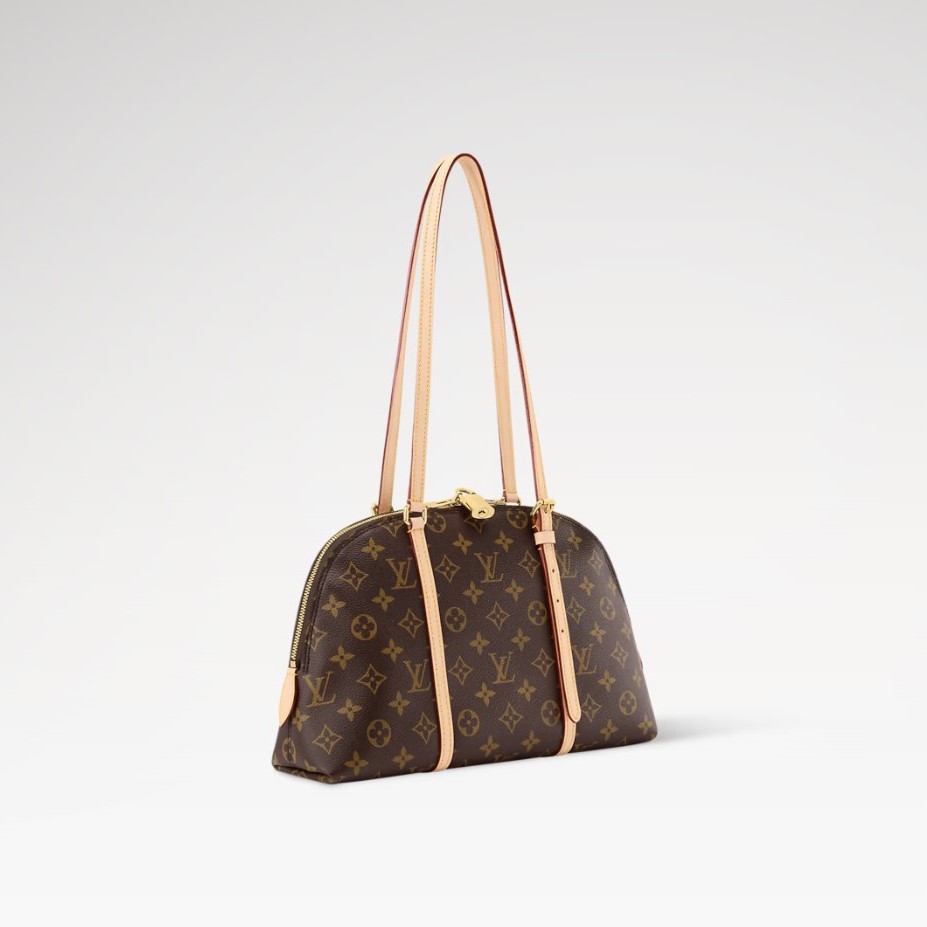 Louis Vuitton Squire PM Shoulder Bag 11.8in/ 30cm Monogram Gold Hardware For Women M28951