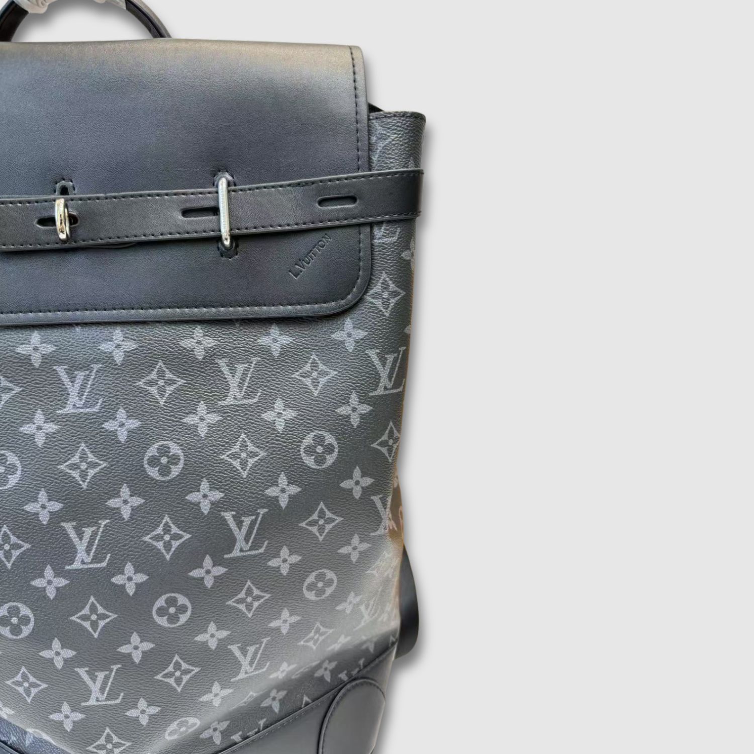 Louis Vuitton Steamer Backpack Bag Black For Men 12.6in/32cm M44052