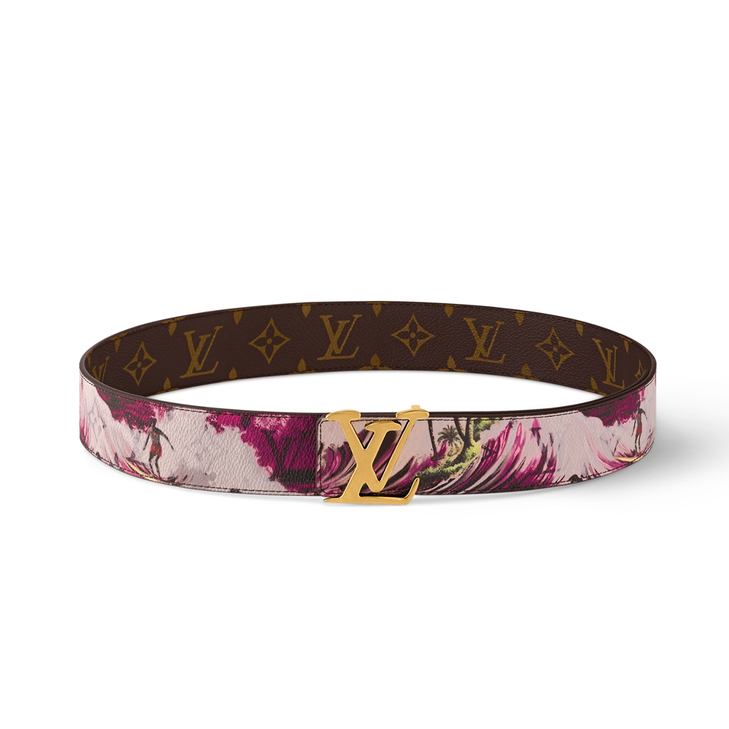 Louis Vuitton Tag 40mm Reversible Belt Purple For Men M8639U