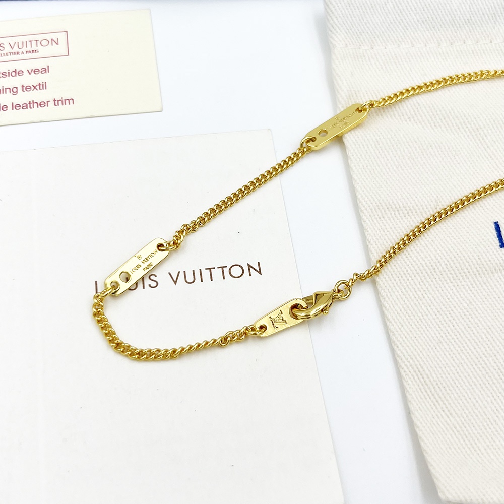 Louis Vuitton The Trunk Locket Necklace Gold For Women