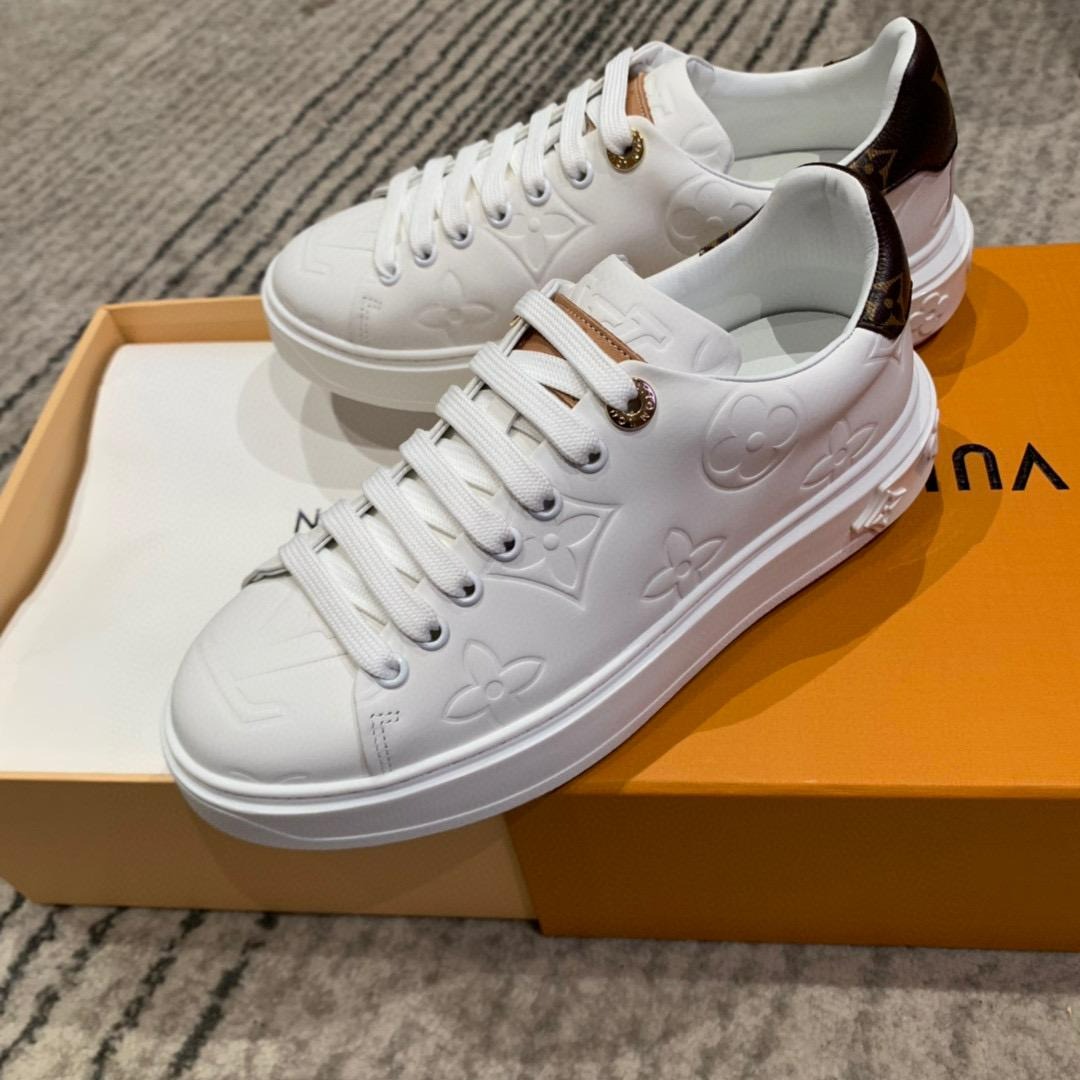 Louis Vuitton Time Out Sneakers White For Women