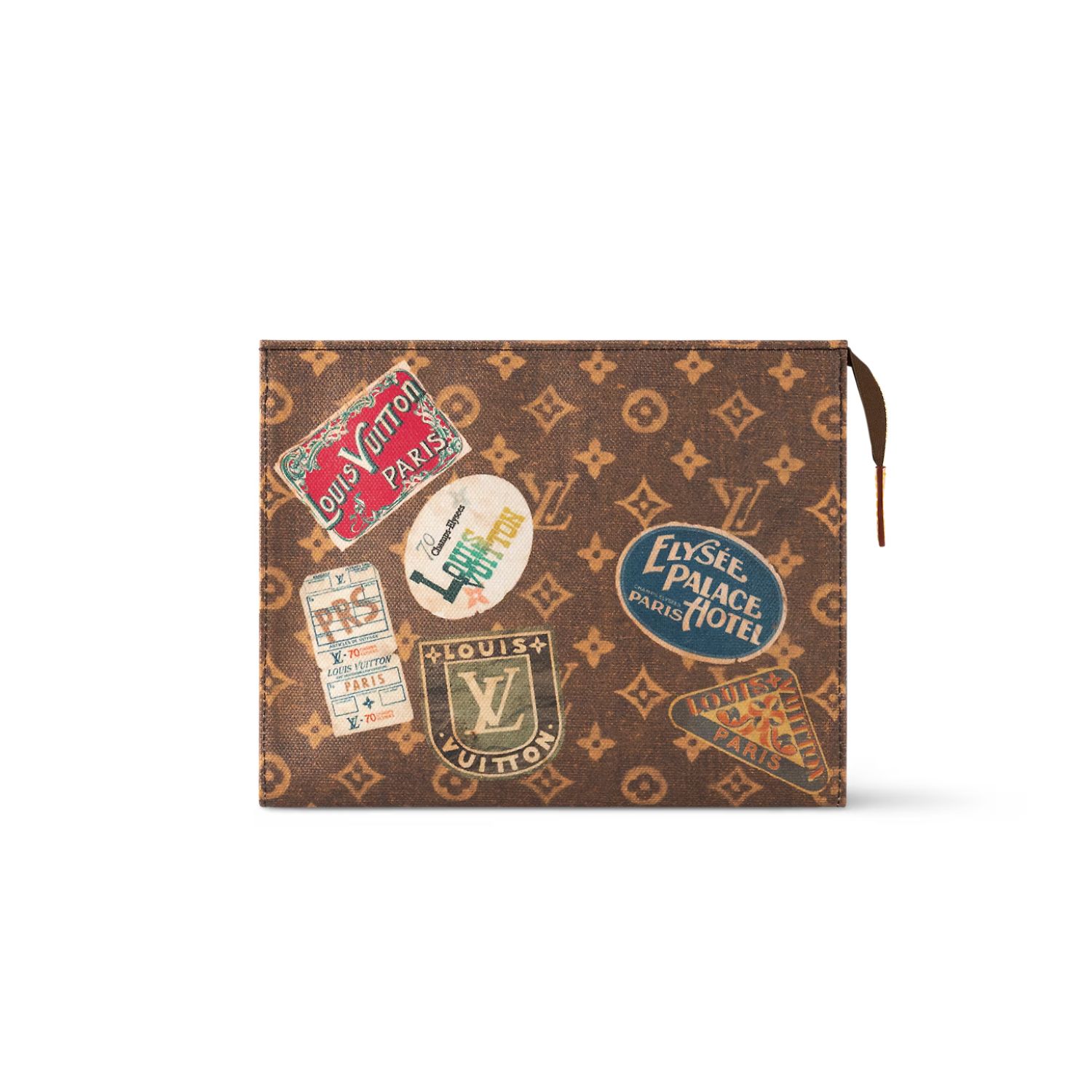 Louis Vuitton Toiletry Pouch Wallet Brown 7,9in/20cm M83487