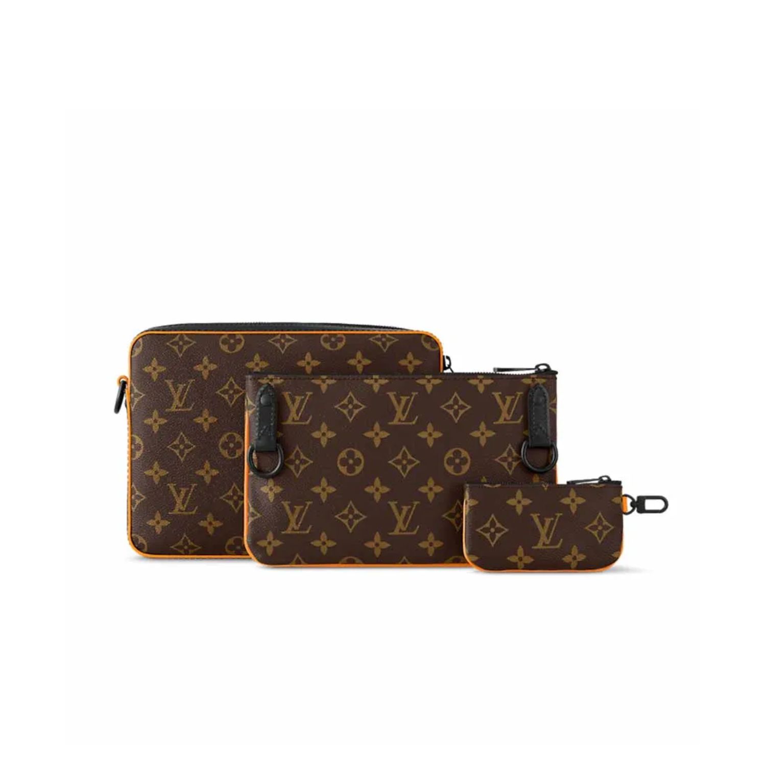 Louis Vuitton Trio Messenger Bag Brown For Men 9.8in/ 25cm M46694 -