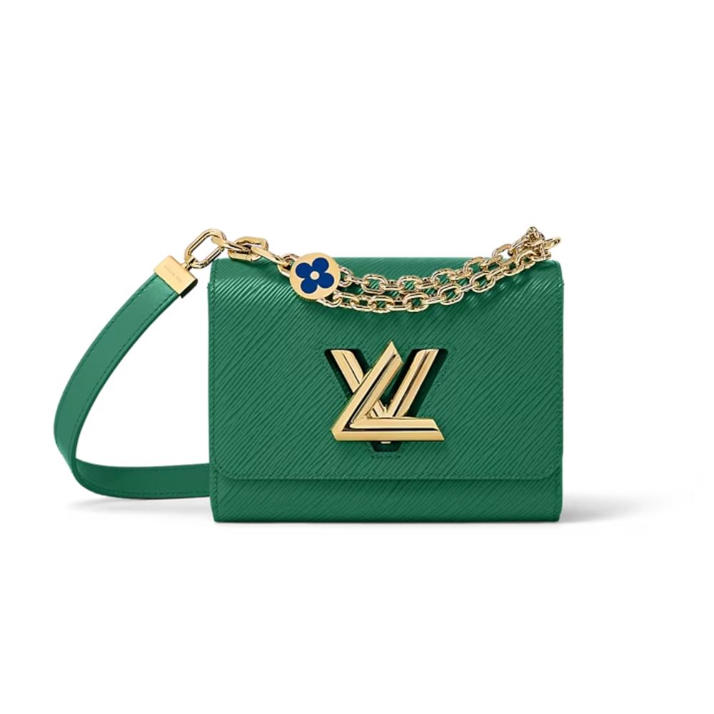 Louis Vuitton Twist PM Green Bag For Women M21649- 7.5 Inches / 19 Cm