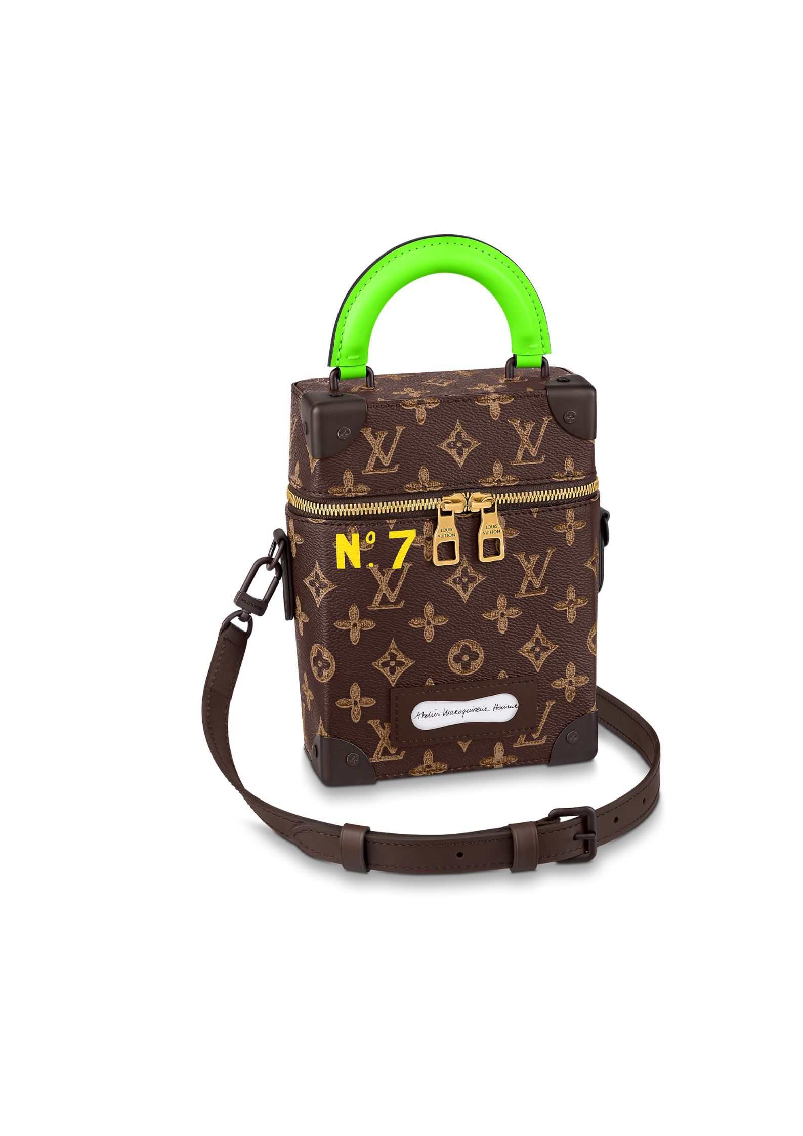 Louis Vuitton Vertical Box Trunk Bag Monogram Brown For Women 8.6in/22cm