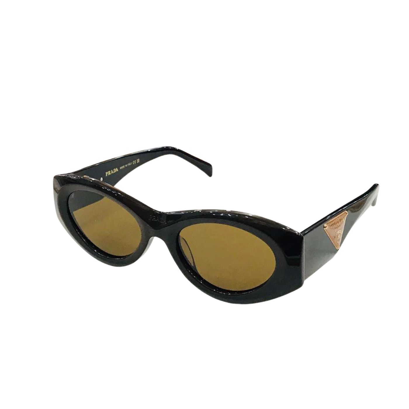 Prada Oval Sunglasses Black For Women