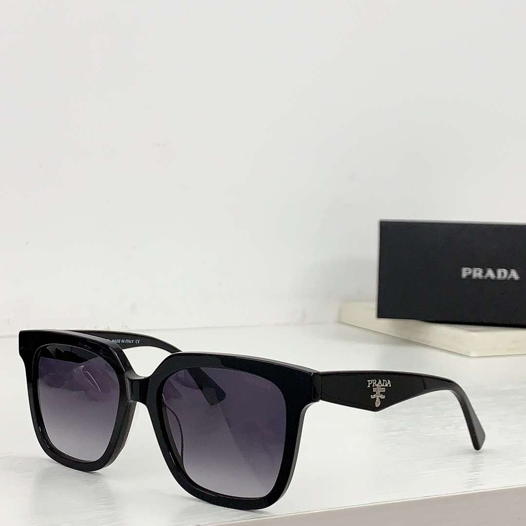 Prada Sunglasses Squares Gradient Black