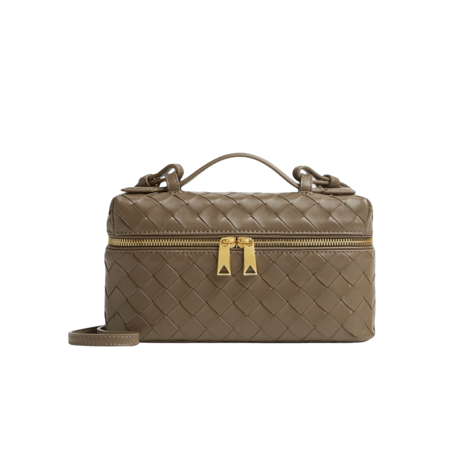 Bottega Veneta Bang Bang Vanity Case 9.1in/ 23cm Pinecone Gold Hardware For Women 789109V3IV12355