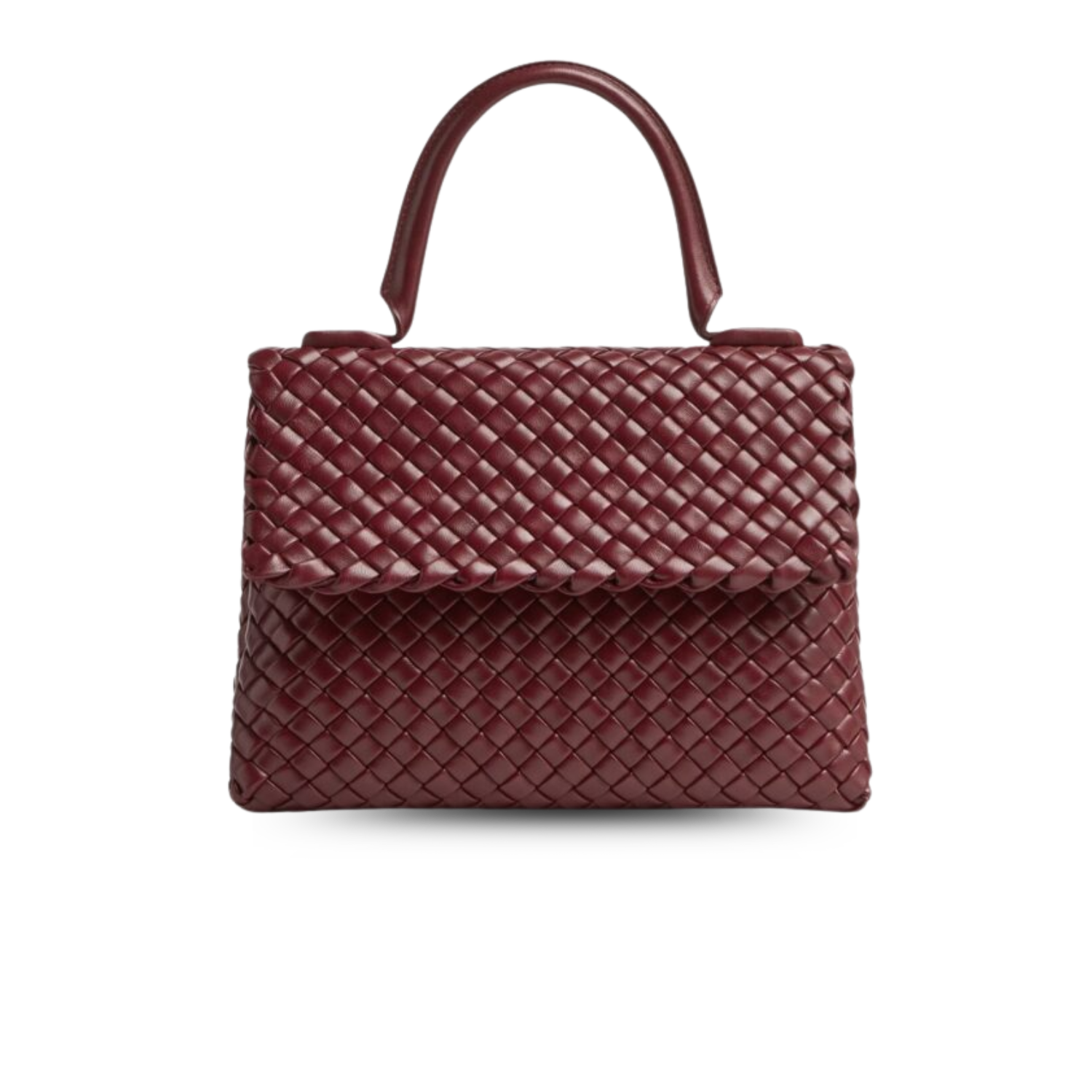 Bottega Veneta Patti Top Handle Bag 10.2in/ 26cm Cherry Gold Hardware For Women 776783V3RG16413