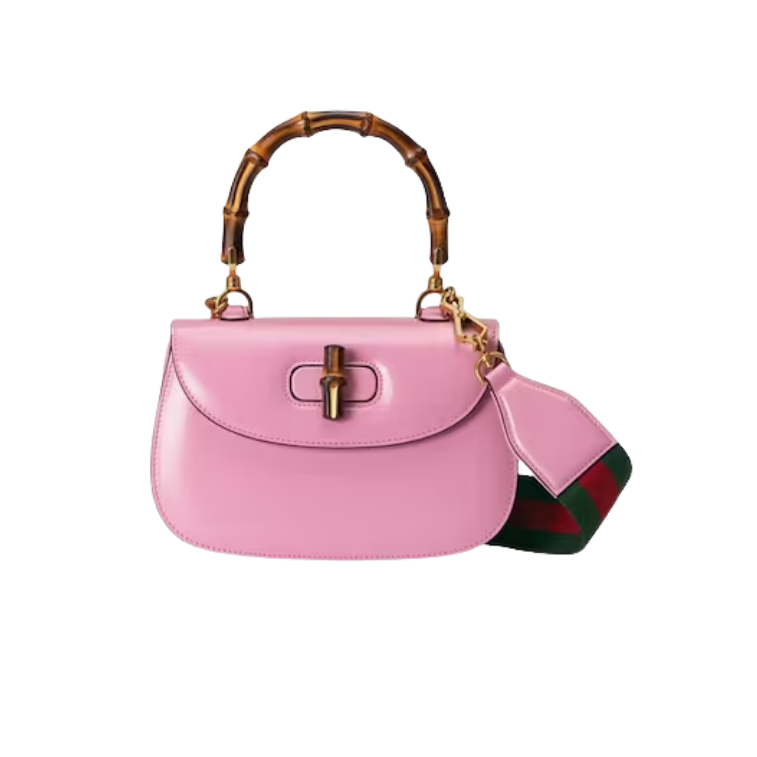 Gucci Bamboo 1947 Small Top Handle Bag 8.3in/ 21cm Pink Gold Hardware For Women 675797 10ODT 5467