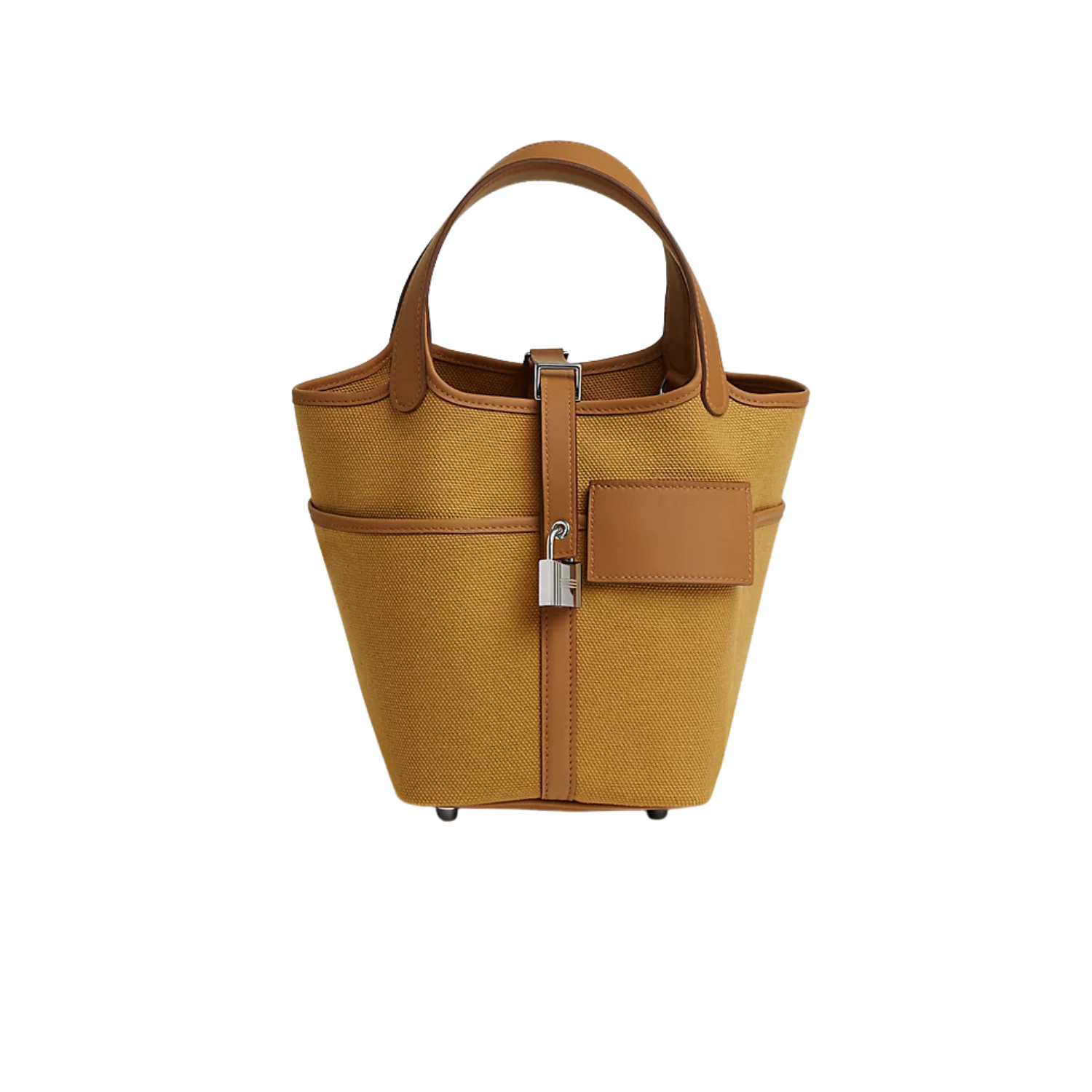 Hermes Picotin Lock 18 Pocket Top Handle Bag 7.1in/ 18cm Desert Silver Hardware For Women H083189CKBD