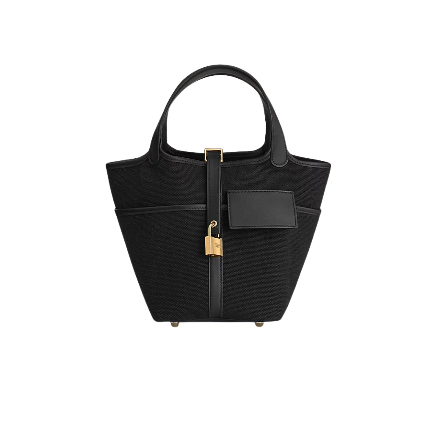 Hermes Picotin Lock 18 Pocket Top Handle Bag 7.1in/ 18cm Noir Gold Hardware For Women H083189CCAA