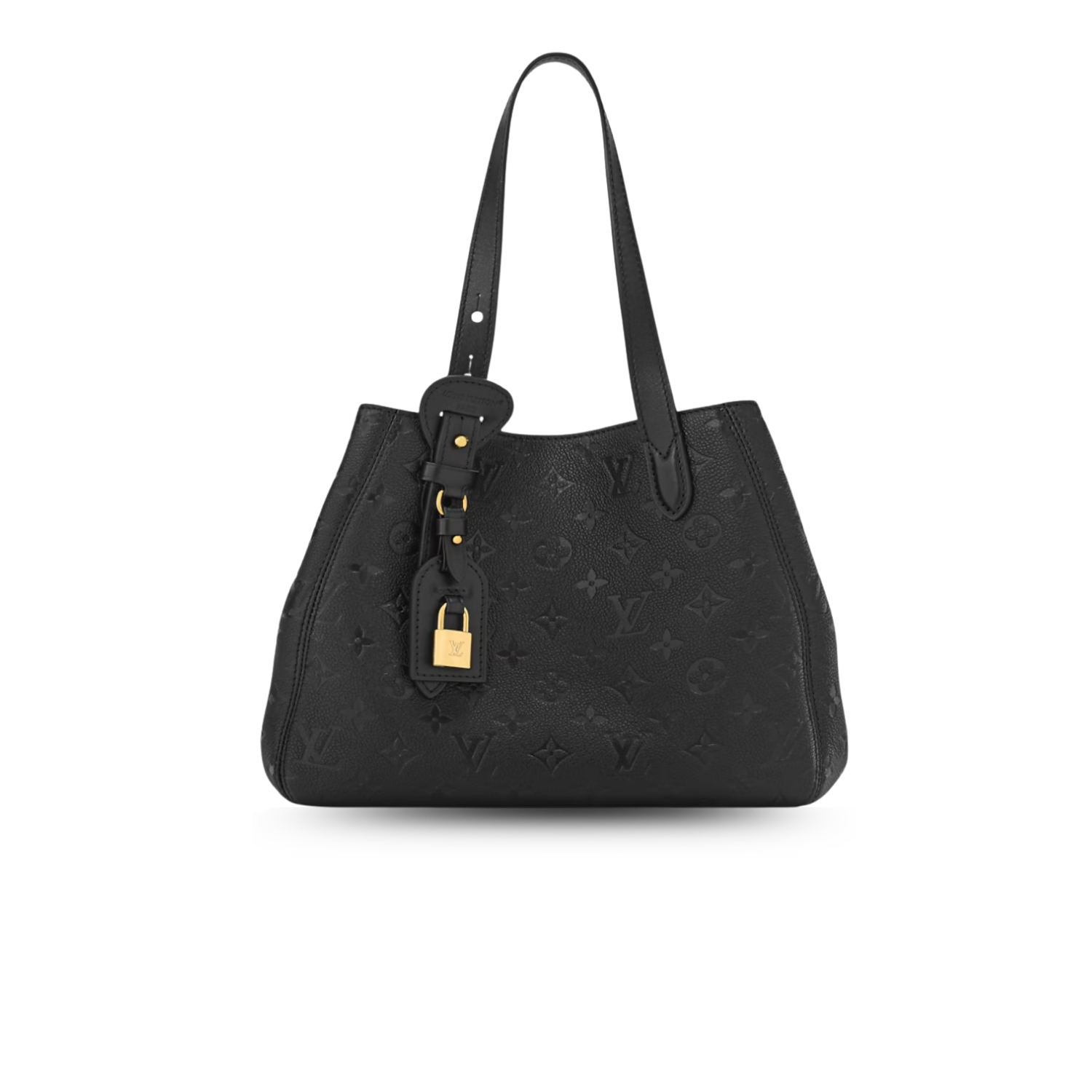 Louis Vuitton All In One PM Shoulder Bag 15.7in/ 40cm Black Gold Hardware For Women M25858