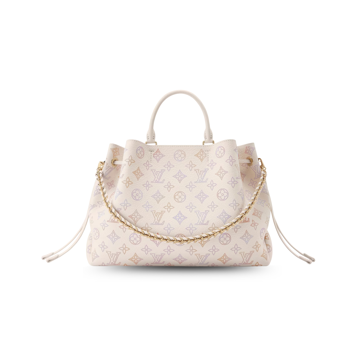 Louis Vuitton Bella Mahina Top Handle Bag 12.6in/ 32cm Dream Cream For Women M15116