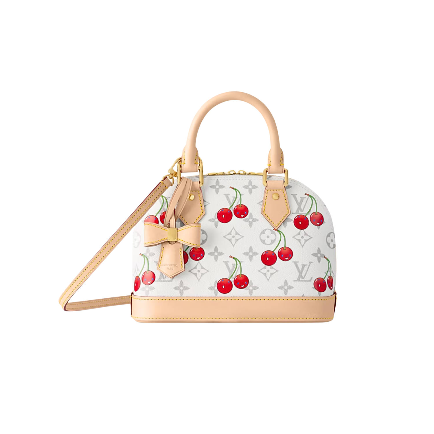 Louis Vuitton LV x TM Alma BB Top Handle Bag 9.3in/ 24cm Muticolor Gold Hardware For Women M14234