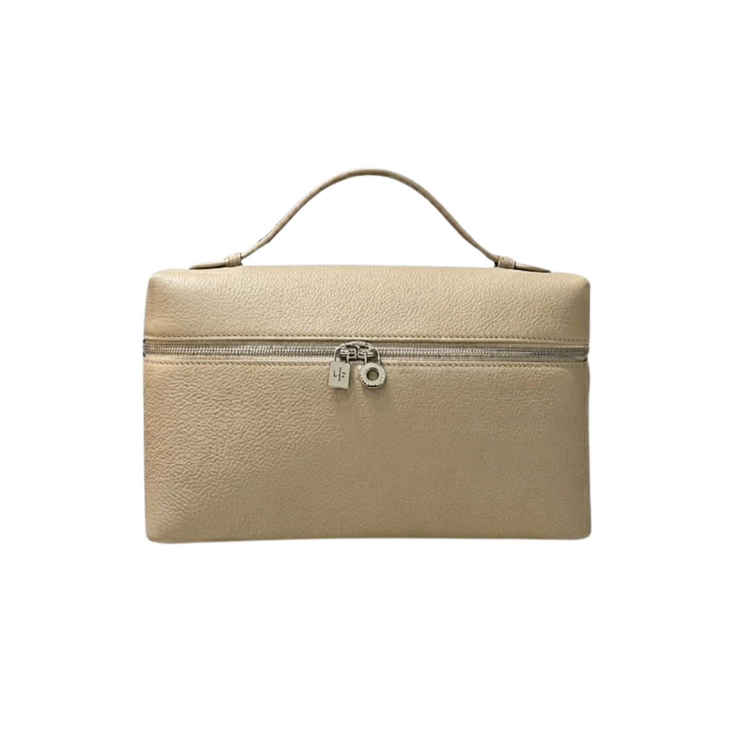 Loro Piana Extra Pocket L27 Top Handle Bag 10.6in/ 27cm Whisper Beige Gold Hardware For Women FAN4043 1615