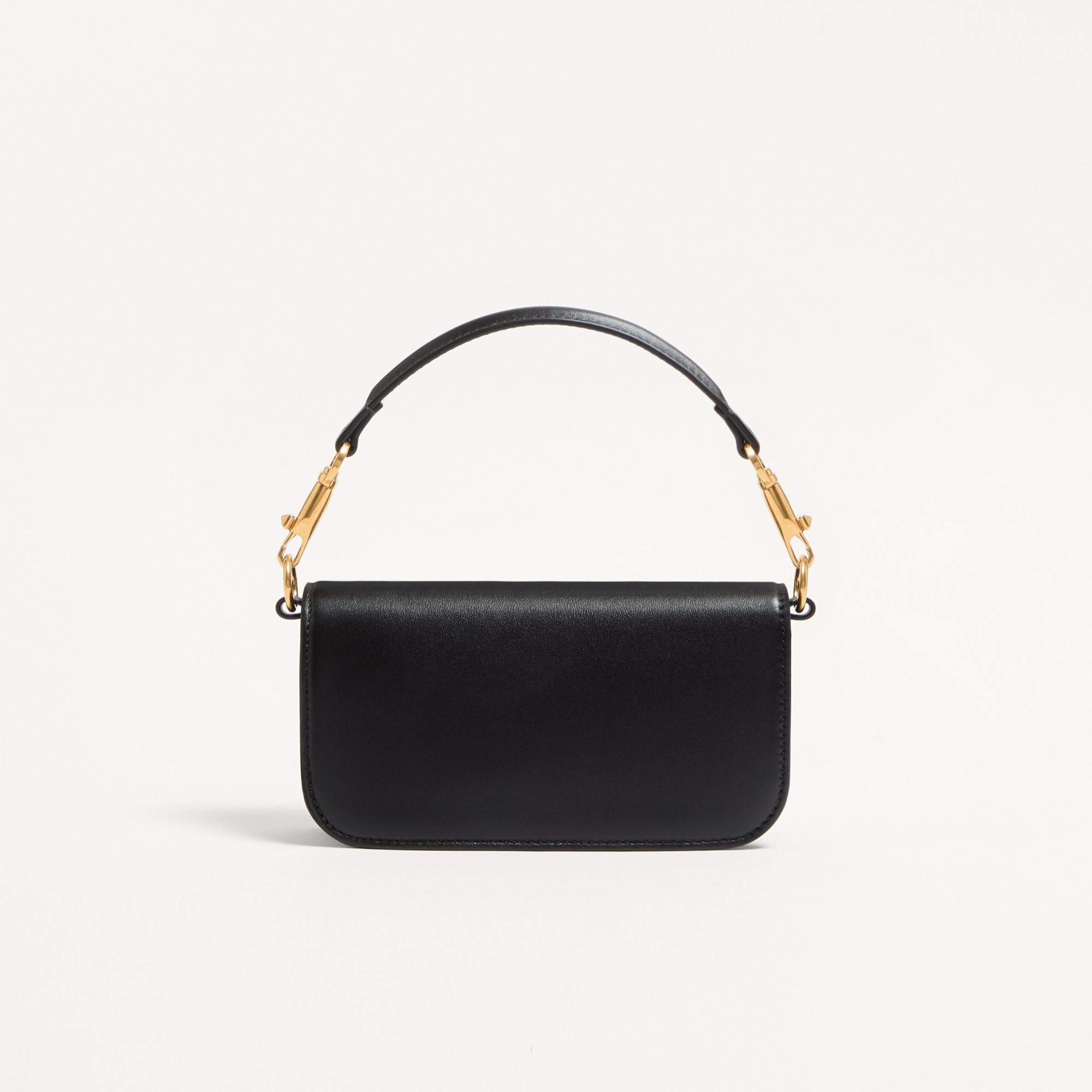 Valentino Garavani Loco Small Shoulder Bag 7.9in/ 20cm Black Antique Brass Hardware For Women 7W2B0K53ZXL_0NO