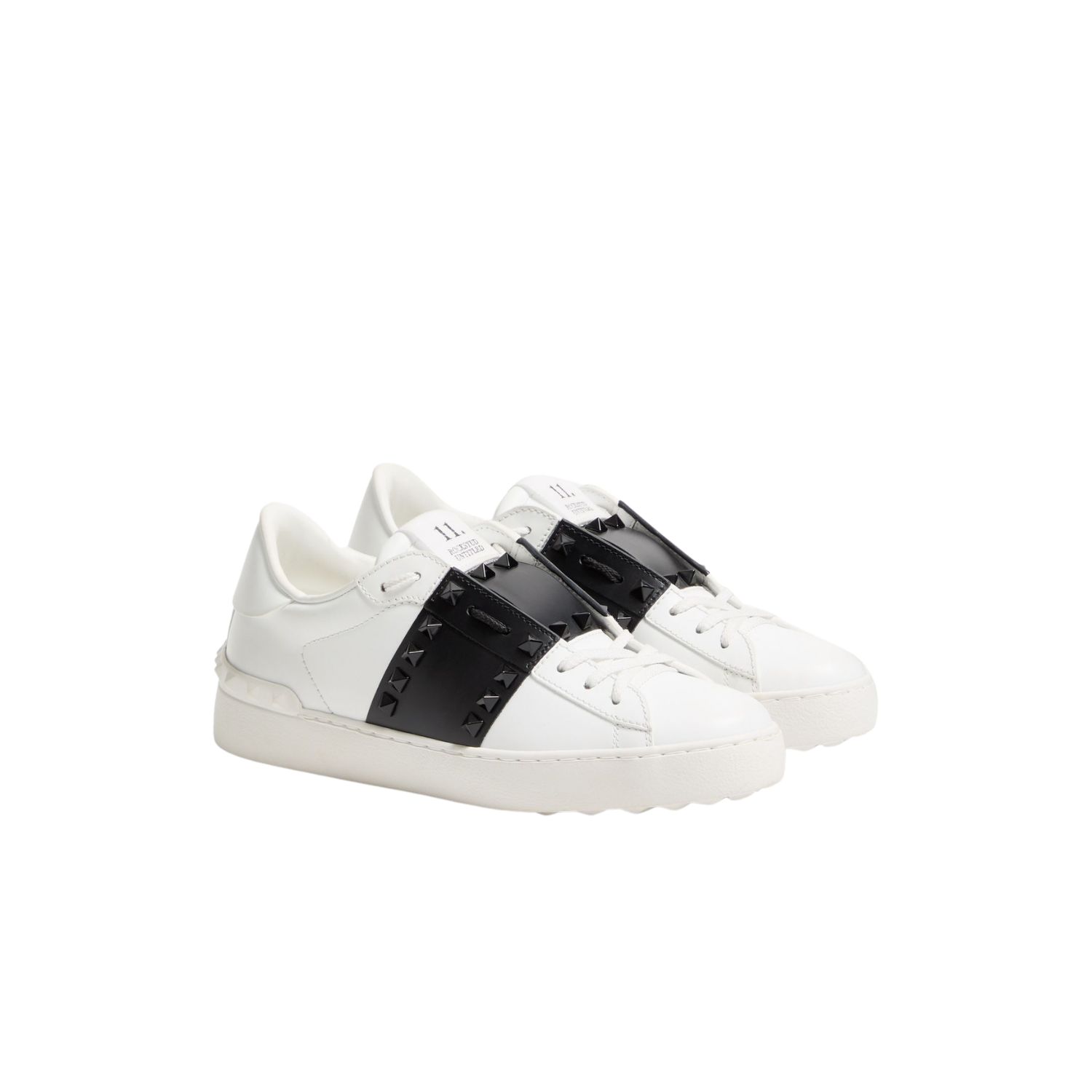 Valentino Garavani Rockstud Untitled Sneakers White/ Black For Women 7W2S0A01LTU_A01